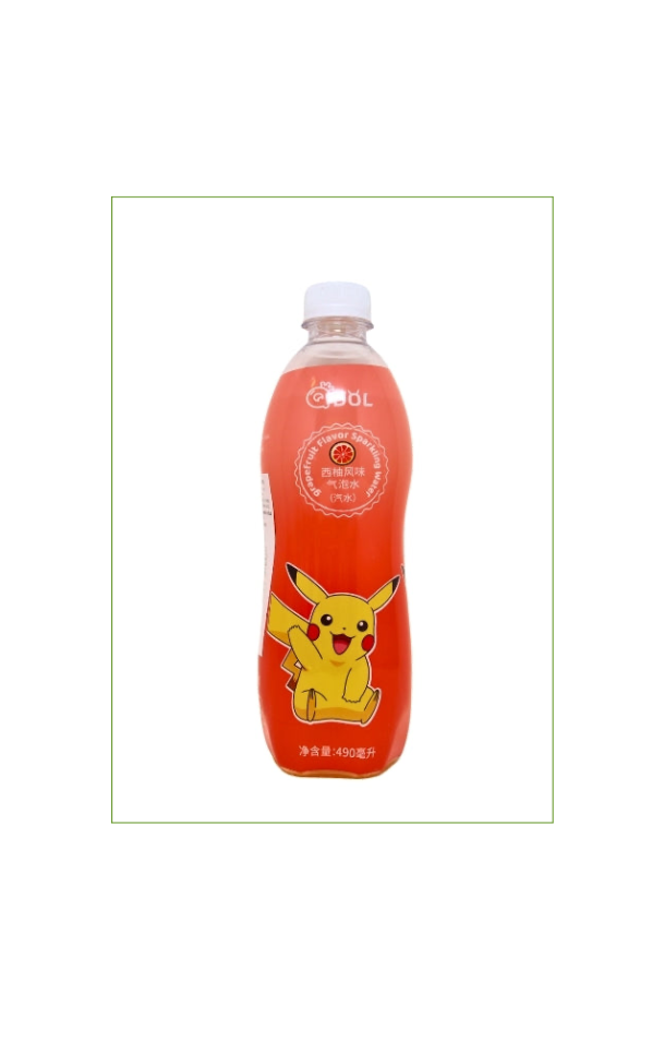 Q Dol Pikachu Grapefruit Flavor Sparkling Water Asia (15 x 490ml)