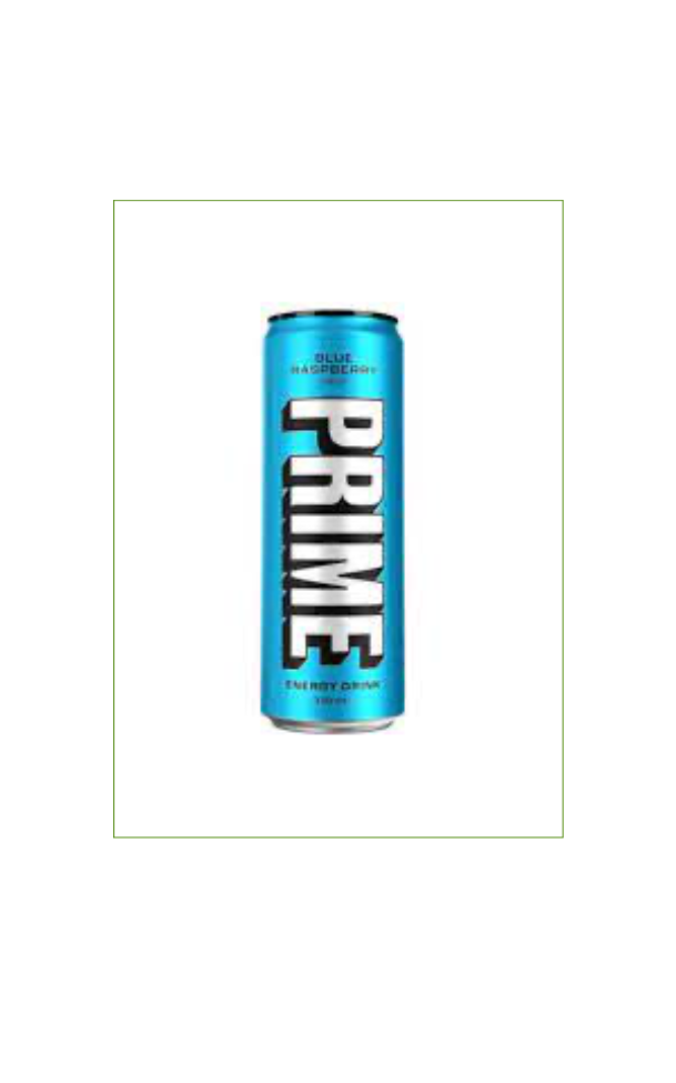 Prime Blue Raspberry Flavour Energy Drink (24 x 330ml)