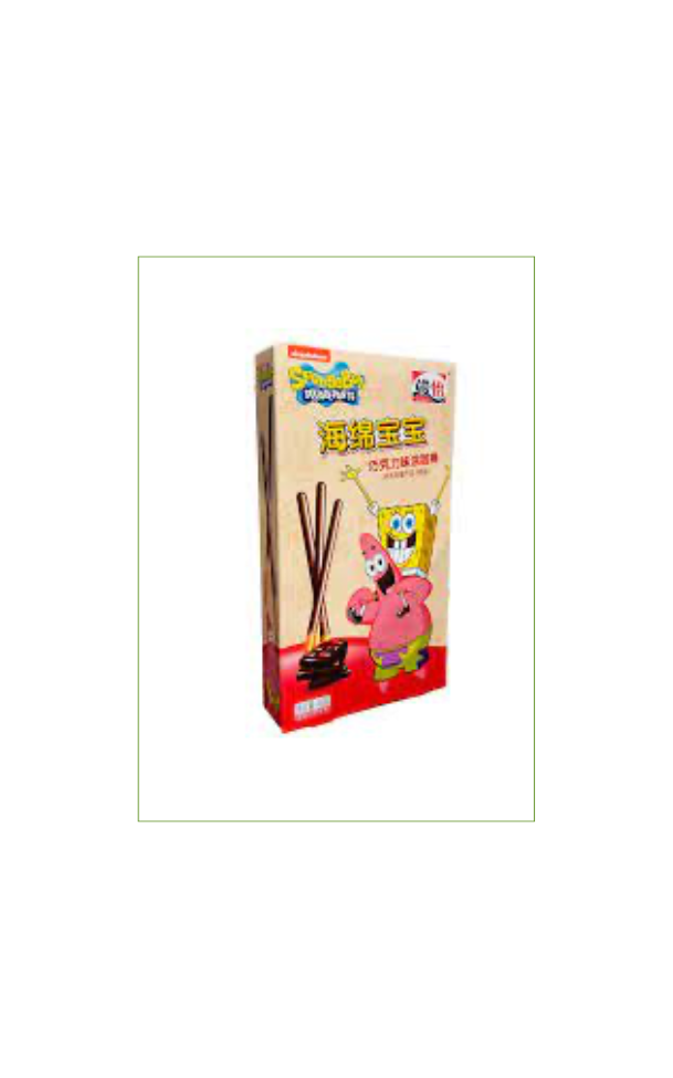 Junyi Spongebob Stick Chocolate&Milk Asia (36 x 48g)