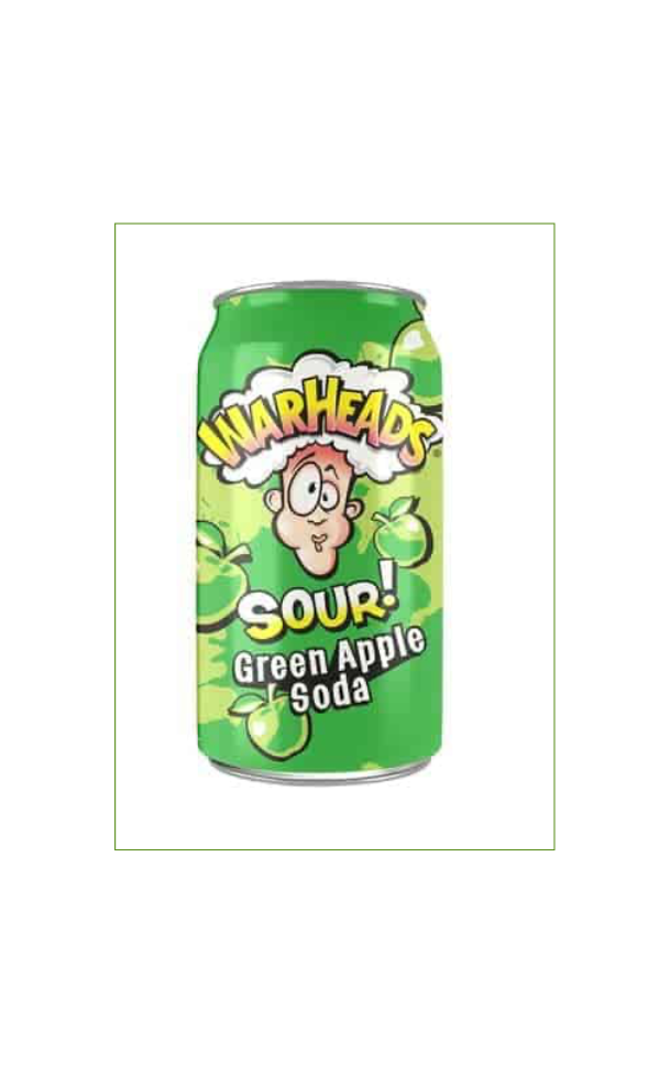 Warheads Sour! Green Apple (24x 0,355l)
