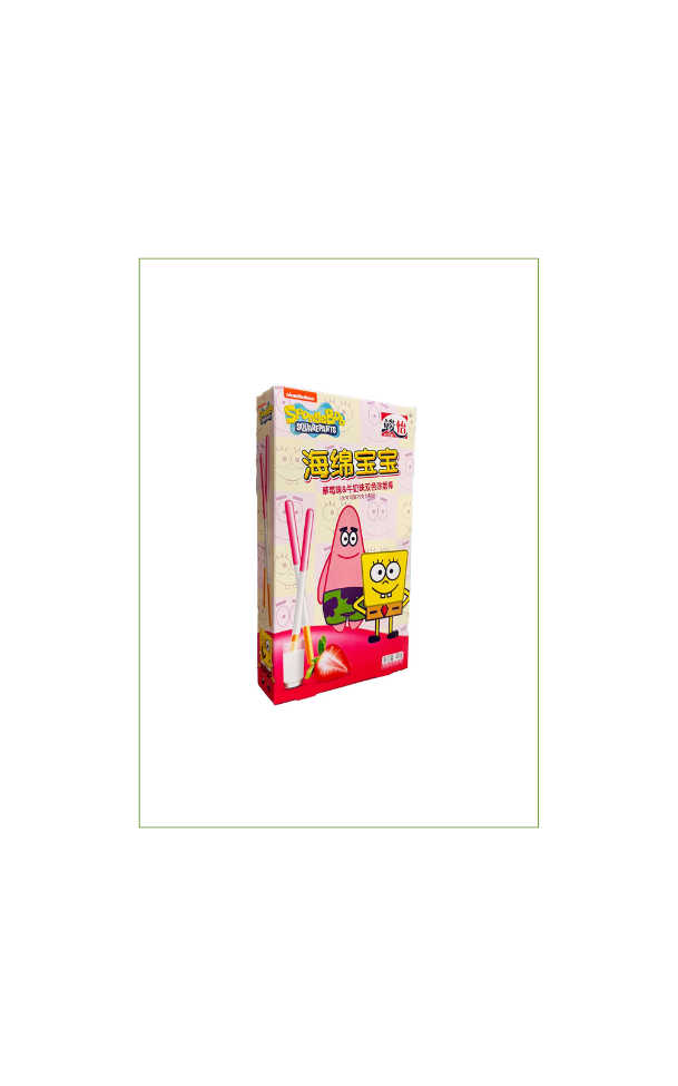 Junyi Spongebob Stick Strawberry&Milk Asia (36 x 48g)