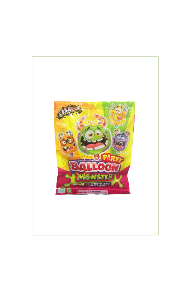Johny Bee Party Balloon Monster Popping Candy (32x 8g)