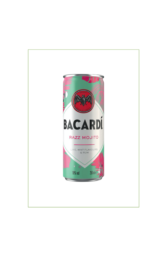 Bacardi Razz Mojito 10% Vol (24x 0,25l)