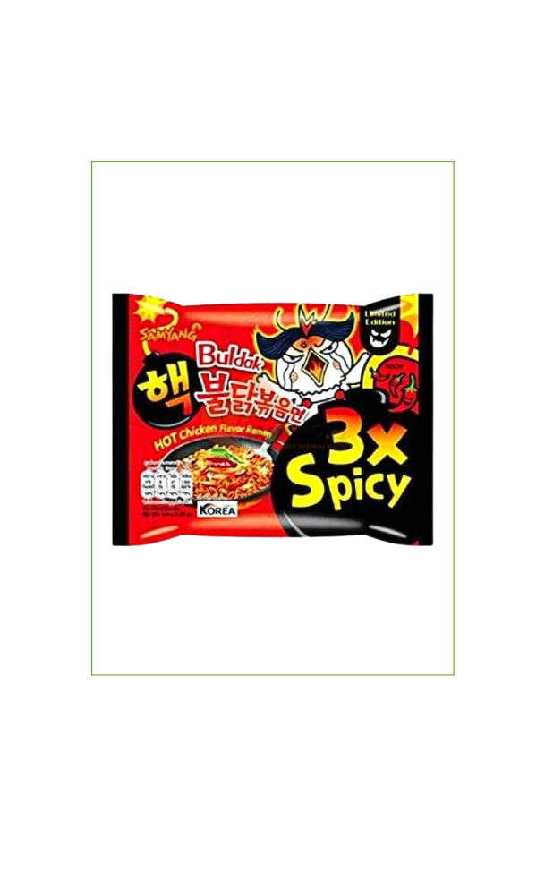 Buldak Hot Chicken 3x Spicy Ramen (8 x 5 x 140g)